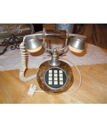 Vintage Marble Push Button Phone (UNKONWN IF WORKING) - $74.69 CAD