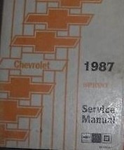 1987 Chevy Chevrolet Sprint Camion Service Atelier Réparation Manuel - £53.35 GBP