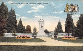 Antique Postcard Laura Secord Monument Queenston Heights, Canada - £2.86 GBP