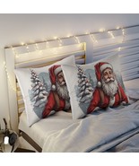 Pillow Covers Santa Claus- 2 Size ( 26&quot; x 20&quot; / 36&quot; x 20&quot;) Christmas Sham - £14.01 GBP+