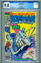 Iceman #1 CGC 9.8 1984 Marvel-Newsstand-comic book 3990902007 - £203.85 GBP