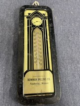 Vintage Art Deco Advertising Thermometer Bowman Milling Pocahontas Missouri - £28.80 GBP