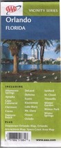 Florida Road Map AAA Orlando &amp; Vicinity 2003 2004 - £3.98 GBP
