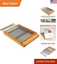 Quality Cedar Beehive Screened Bottom Board with Beeswax Dipping &amp; Metal... - $71.99