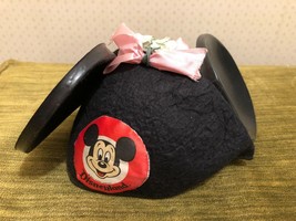 Vintage DISNEYLAND Mickey Mouse Ears Hat w embroidered name c.1960&#39;s - $19.75