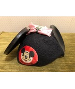 Vintage DISNEYLAND Mickey Mouse Ears Hat w embroidered name c.1960&#39;s - $19.75