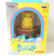 Pokemon Table Clock BANPRESTO 1998 Pikachu Old Japan Vintage Toy Rare - $83.20