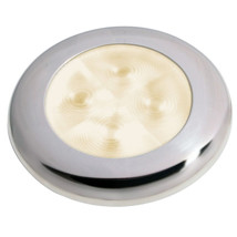 Hella Marine Slim Line LED &#39;Enhanced Brightness&#39; Round Courtesy Lamp - Warm Whit - £36.58 GBP