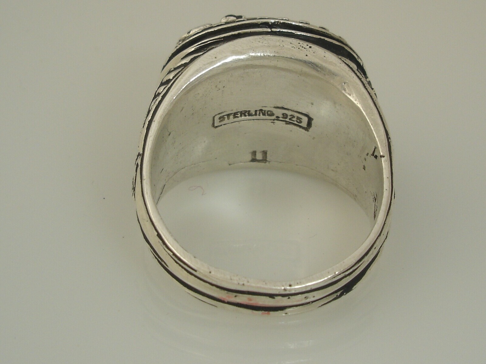 USN Saturation Divers Ring Bronze Helmet sterling silver Item image 5