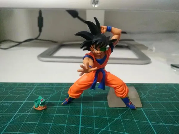 BANDAI Dragon Ball Action Figure HG Gacha15 Bomb Son Goku Rare Model Decoration - £41.37 GBP