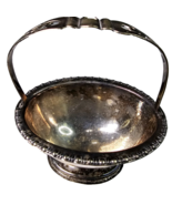 Antique 1900-1910 English silverplated sugar dish with reticulated handl... - £54.72 GBP