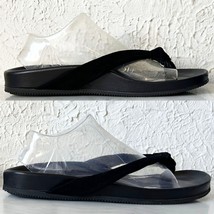 Donald J Pliner Celea Black Suede Leather Thong Sandal - Women&#39;s Size 8.5 - $33.20