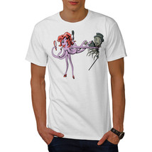 Wellcoda Cartoon Octopus Fantasy Mens T-shirt, Make Graphic Design Print... - $18.61+