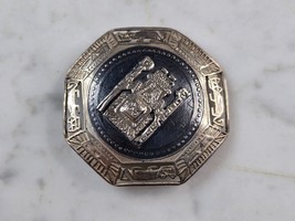 Womens Vintage Estate Sterling Silver Inca Mayan Brooch 10.0g E3682 - $1,276.19 MXN