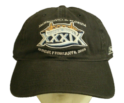 Super Bowl 39 Xxxix New England Patriots Vtg 1999 Reebok Strapback Hat Cap (Nwt) - £12.78 GBP