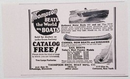 1940 Print Ad Thompson Boats Outboard,Sail,Canoes Wisconsin,New York - $8.92