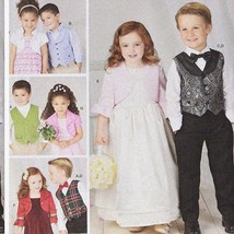 Kiddo Chic: Dress Vest &amp; Bolero Sewing Pattern for Ages 3-8 - £25.24 GBP