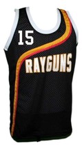 Vince Carter #15 Roswell Rayguns Basketball Jersey Sewn Black Any Size - £27.96 GBP