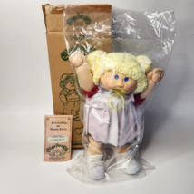 Vintage Cabbage Patch Kids Catalog Mail Away Box Lt Hair Girl Pacifier 3950 - $237.50