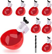 Professional 8 Pack Chicken Waterer - Easy Install for Clean Water Access - $28.66