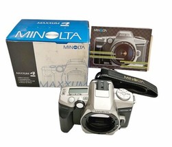 Minolta Maxxum 4 DATE 35mm SLR Film Camera Body only (Lens not included) - £31.92 GBP