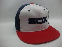Sox Sports Specialties Hat Chicago VTG Red White Blue Snapback Baseball Cap - £31.35 GBP