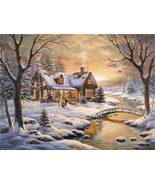 Thomas Kinkade River Cabin Cross Stitch Pattern***L@@K*** - $4.14 CAD