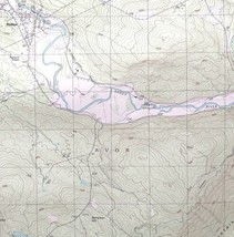 Map Phillips Maine 1984 Topographic Geological Survey 1:24000 27 x 22&quot; T... - $44.99