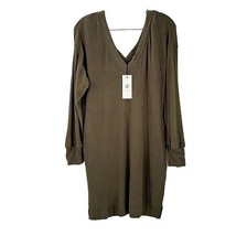Socialite V Neck Drop Shoulder Knit Dress XS - £19.95 GBP