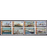 ZAYIX Isle of Man 1092-1095 MNH Pairs Paintings Steam Packet Ships 06122... - $9.90