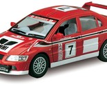 Mitsubishi Lancer Evolution VII WRC 1:36 Scale Die Cast Model - $11.75