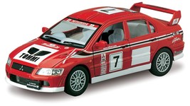 5&quot; Mitsubishi Lancer Evolution VII WRC 1:36 Scale Model Car Doors Open - $219.87 MXN