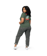 Women’s High-Waisted T-Shirt – ID Surf (Back Print) Pine - €43,06 EUR