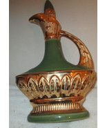 1967 JAMES BEAM GREEN PORCELAIN LIQUOR DECANTER Handcrafted Regal China - $22.85