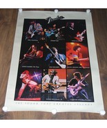 Fender Guitar Poster #240245 Vintage Jimi Hendrix Clapton Albert Lee Ste... - $109.99