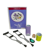 2019 American Girl Doll Truly Me Feel Better Kit Crutches Cast Bandages ... - $29.40