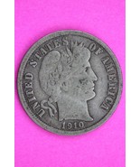 1910 S Barber Liberty Dime Scarce Semi Key Date Silver Coin Free Shippin... - $81.48 CAD