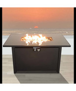 Steel Fire Pit Table: 25&quot;H x 42&quot;W with Lid - $6,607.72 MXN