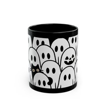Halloween Ghosts Black Mug - Spooky Coffee Cup, Cute Mug for Halloween, ... - $14.99+