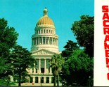 California State Capitol Building Sacramento CA UNP Chrome Postcard  - $2.92