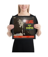 Elvis Presley Framed Back In Memphis reprint signed album REPRINT - $109.60 CAD