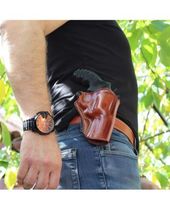 Fits Smith&Wesson 38 Special Mod 10 K-Frame 4”BBL Leather Paddle Holster #1471# image 3