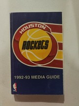Houston Rockets 1992-1993  NBA Basketball Media Guide - £4.76 GBP
