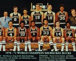 1970-71 MILWAUKEE BUCKS 8X10 PHOTO BASKETBALL PICTURE WORLD CHAMPS WIDE ... - $4.94