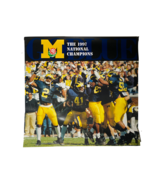 Vtg 90s University of Michigan Football 1997 Rose Bowl Champions Poster ... - $54.09 CAD