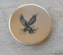 &quot;FIGHTING EAGLE&quot; snuff can lid-NEW/UNUSED C211 - £15.18 GBP