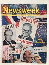 VTG Newsweek Magazine July 20 1964 Barry Goldwater and William Scranton - £11.22 GBP