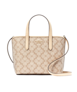 New Kate Spade Spade Flower Small Tote Dark Beige Multi with Dust bag - $167.84 CAD