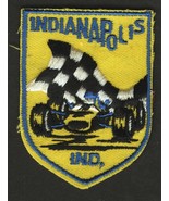 VINTAGE INDIANPOLIS 500 EMBROIDERED CLOTH SOUVENIR TRAVEL PATCH - $9.95