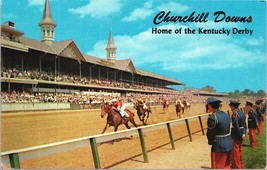 Churchill Downs, Louisville, Home of the Kentucky Derby Postcard horse racing  - £4.63 GBP